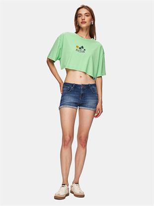 Ltb JUDIE VERIAN Wash Kadın Jean Şort 55610