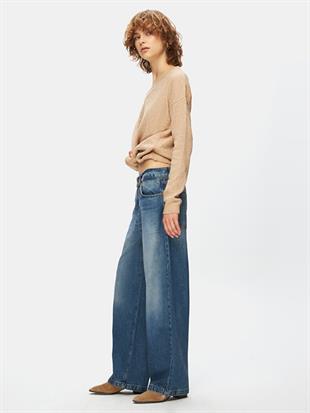 LTB LARRIE GISELA WASH BAGGY KADIN KOT PANTOLON