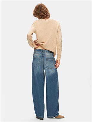 LTB LARRIE GISELA WASH BAGGY KADIN KOT PANTOLON