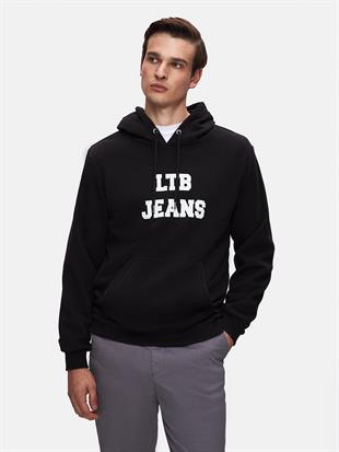 Ltb LORASA Baskılı Kapüşonlu Sweatshırt