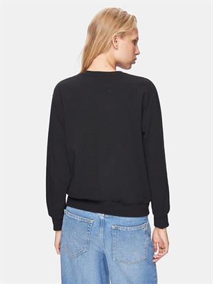 Ltb Lorize Düz Sıfır Yaka Uzun Kollu Basıc Sweatshırt 11258110861193