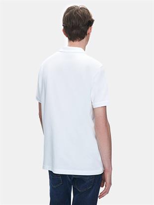 Ltb Lozoko Beyaz Erkek Polo Yaka Kısa Kol Regular T-Shirt 1225841886089100