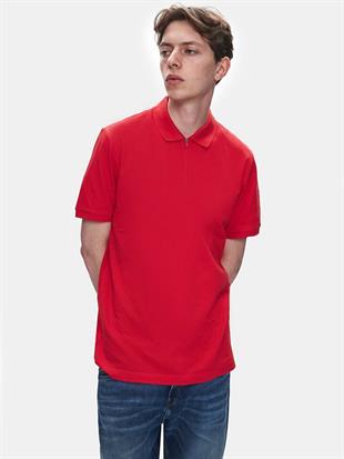 Ltb Lozoko Kırmızı Erkek Polo Yaka Kısa Kol Regular T-Shirt 1225841886089600