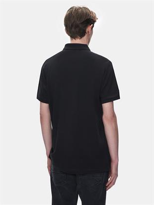 Ltb Lozoko Siyah Erkek Polo Yaka Kısa Kol Regular T-Shirt 1225841886089200