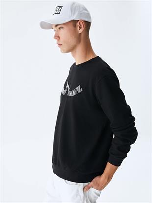 Ltb NIKEWA Sıfır Yaka Uzun Kollu Regular Fit Sweatshırt