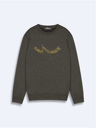 Ltb NIKEWA Sıfır Yaka Uzun Kollu Regular Fit Sweatshırt