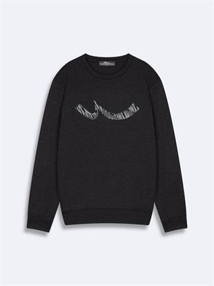 Ltb NIKEWA Sıfır Yaka Uzun Kollu Regular Fit Sweatshırt