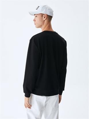 Ltb NIKEWA Sıfır Yaka Uzun Kollu Regular Fit Sweatshırt