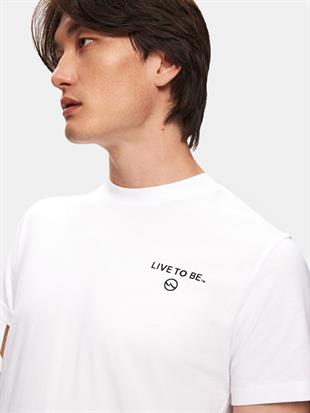 Ltb NIZOKA  Erkek Sıfır Yaka Kısa Kol T-Shirt 1225840056089