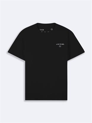 Ltb NIZOKA  Erkek Sıfır Yaka Kısa Kol T-Shirt 1225840056089