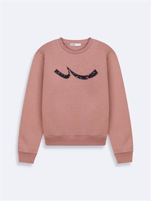 Ltb Panece Logolu Bisiklet Yaka sweatshirt