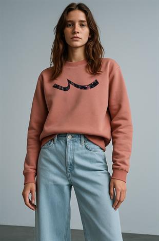Ltb Panece Logolu Bisiklet Yaka sweatshirt