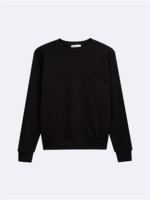Ltb Panece New Logolu Bisiklet Yaka sweatshirt