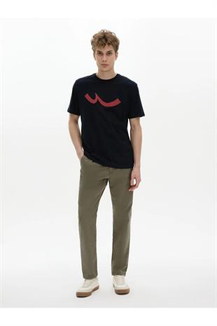 Ltb Peyoro Lacivert Erkek Sıfır Yaka Kısa Kol T-Shirt 1225841826089301