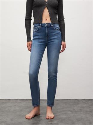 LTB Ronna X Inessa Yüksek Bel Dar Paça Slim Jean Pantolon