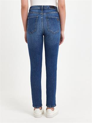 LTB Ronna x Kalaıs wash yüksek bel kadın jean kot pantolon