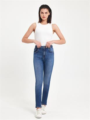 LTB Ronna x Kalaıs wash yüksek bel kadın jean kot pantolon