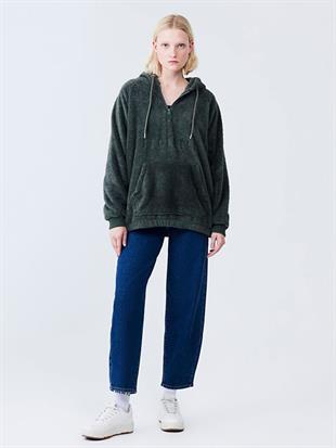 Ltb SERONO Peluş Kadın Sweatshırt