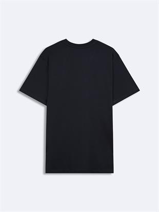 LTB SEZONO Erkek Sıfır Yaka Kısa Kol Regular Siyah T-Shirt 1225841796089