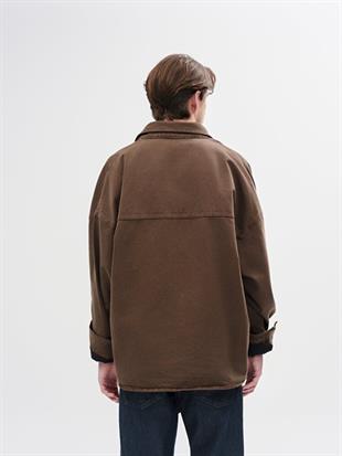 LTB WILLO SEPIA BROWN WASH ERKEK KOT GÖMLEK