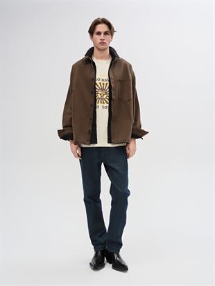 LTB WILLO SEPIA BROWN WASH ERKEK KOT GÖMLEK