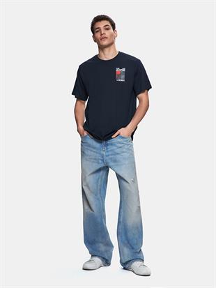 LTB YELODO Erkek Sıfır Yaka Kısa Kol Regular T-Shirt 1225841986089