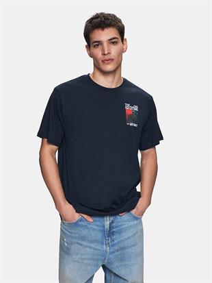 LTB YELODO Erkek Sıfır Yaka Kısa Kol Regular T-Shirt 1225841986089