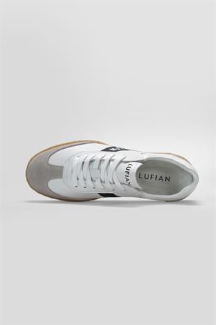 Lufian Jonat Erkek Günlük Sneaker Ayakkabı Bej 112230208