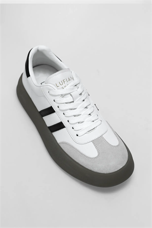 Lufian Samuel Erkek Sneaker Günlük Ayakkabı Bej 111230261