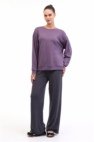 Lumberjack 16ALICE-C CK97 5PR Mor Kadın Sweatshir