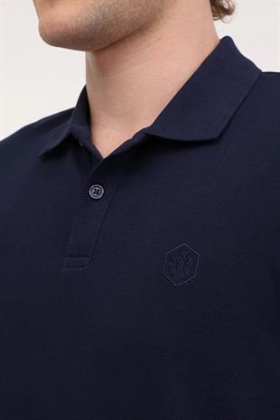 LUMBERJACK MB CT953 POLO T-SH 5FX Lacivert Erkek Kısa Kol T-Shirt 101939531