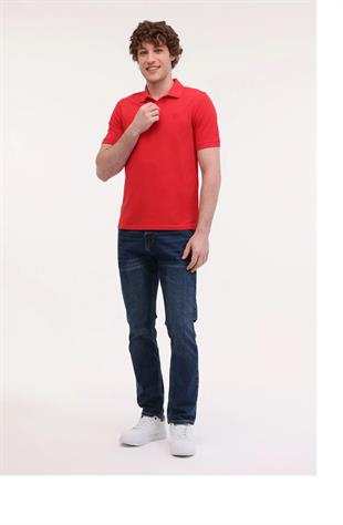 LUMBERJACK MB CT953 POLO T-SH 5FX Kırmızı Erkek Kısa Kol T-Shirt 101939528