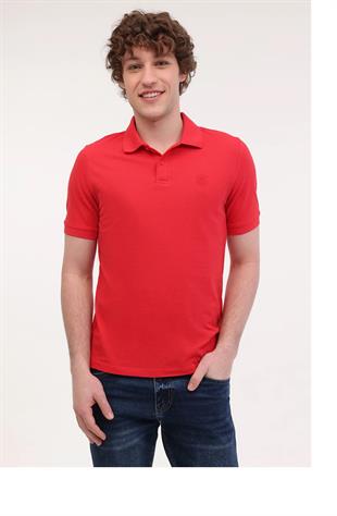 LUMBERJACK MB CT953 POLO T-SH 5FX Kırmızı Erkek Kısa Kol T-Shirt 101939528