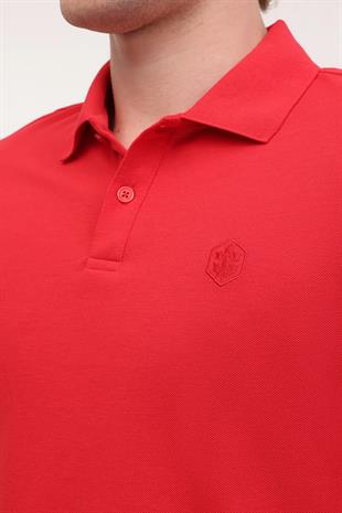 LUMBERJACK MB CT953 POLO T-SH 5FX Kırmızı Erkek Kısa Kol T-Shirt 101939528