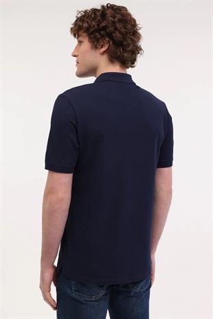 LUMBERJACK MB CT953 POLO T-SH 5FX Lacivert Erkek Kısa Kol T-Shirt 101939531