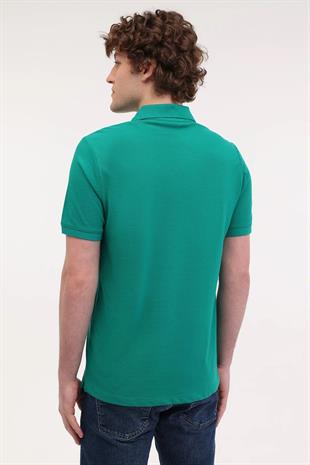LUMBERJACK MB CT953 POLO T-SH 5FX Yeşil Erkek Kısa Kol T-Shirt 101952446
