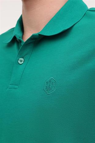 LUMBERJACK MB CT953 POLO T-SH 5FX Yeşil Erkek Kısa Kol T-Shirt 101952446