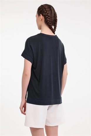 Lumberjack WL REGINA 11LYG33 5FX Siyah Kadın Kısa Kol T-Shirt