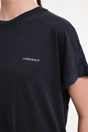 Lumberjack WL REGINA 11LYG33 5FX Siyah Kadın Kısa Kol T-Shirt