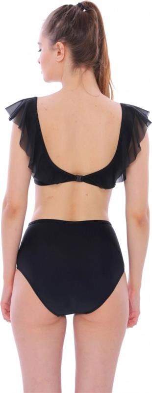 Argisa Düz Fırfırlı Yüksek Bel Yeni Bikini