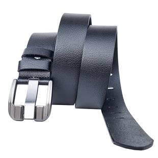 Elit Spor %100 Hakiki Deri Erkek Spor Siyah Çelik Toka Kemer 4 cm