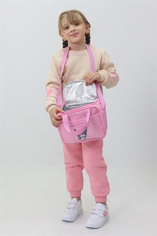 Probag Kız Çocuk Kuromi Temalı 3lü Okul Çanta Seti Sırt Çantası Termal Beslenme Çantası Kalemlik