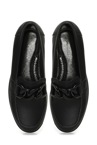 Polaris 4F166552.Z4PR Siyah Kadın Loafer A10187931109010