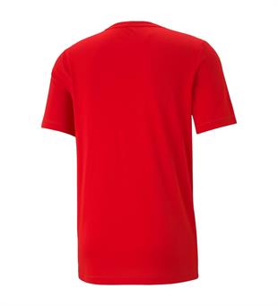 Puma Active Small Logo Tee Erkek Kırmızı Günlük Stil T-Shirt 58672511