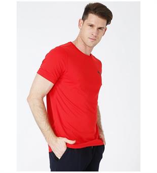 Puma Active Small Logo Tee Erkek Kırmızı Günlük Stil T-Shirt 58672511