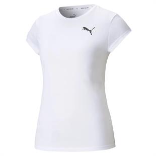Puma Active Tee Kadın Beyaz Günlük Stil T-Shirt 58685702