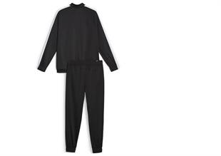 Puma Baseball Tricot Suit Erkek Siyah Günlük Stil Eşofman Takımı 67742801