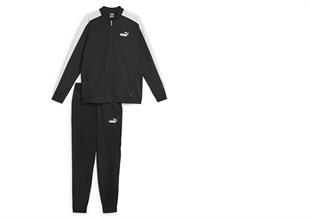 Puma Baseball Tricot Suit Erkek Siyah Günlük Stil Eşofman Takımı 67742801
