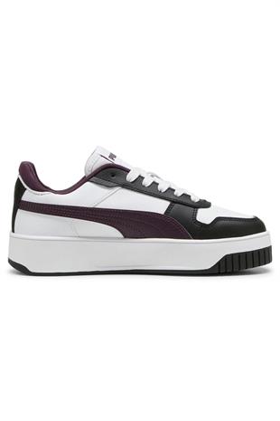 Puma Carina Street Kadın Sneaker Beyaz Mor Ayakkabı 38939027