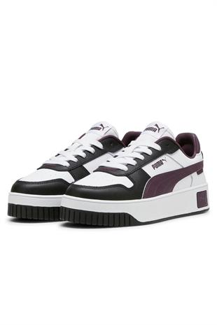 Puma Carina Street Kadın Sneaker Beyaz Mor Ayakkabı 38939027